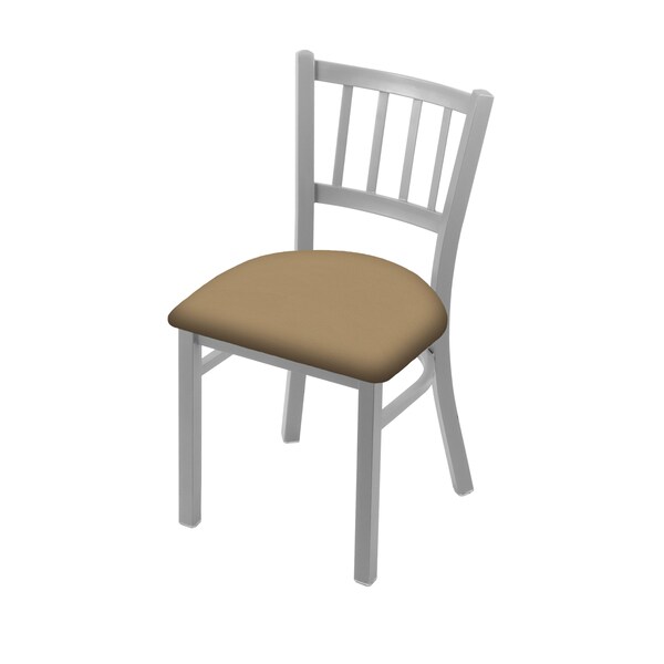 610 Contessa 18" Chair with Anodized Nickel Finish and Canter Sand Seat